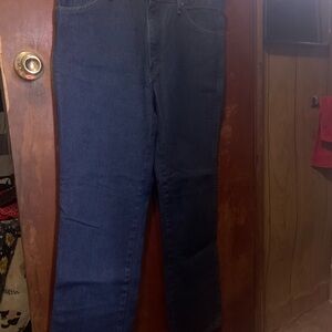 Wrangler Dark Blue Men's Straight Jeans